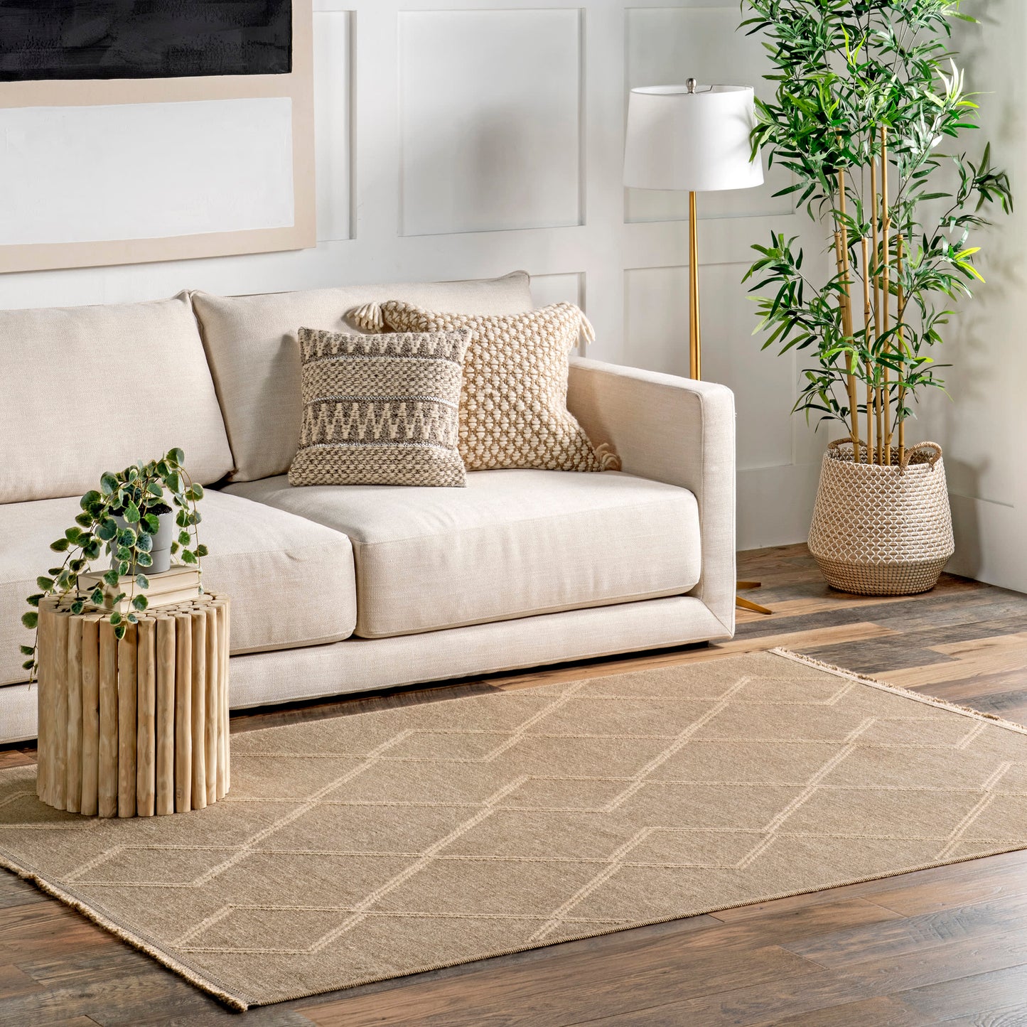 Ashly Trellis Rug | Natural