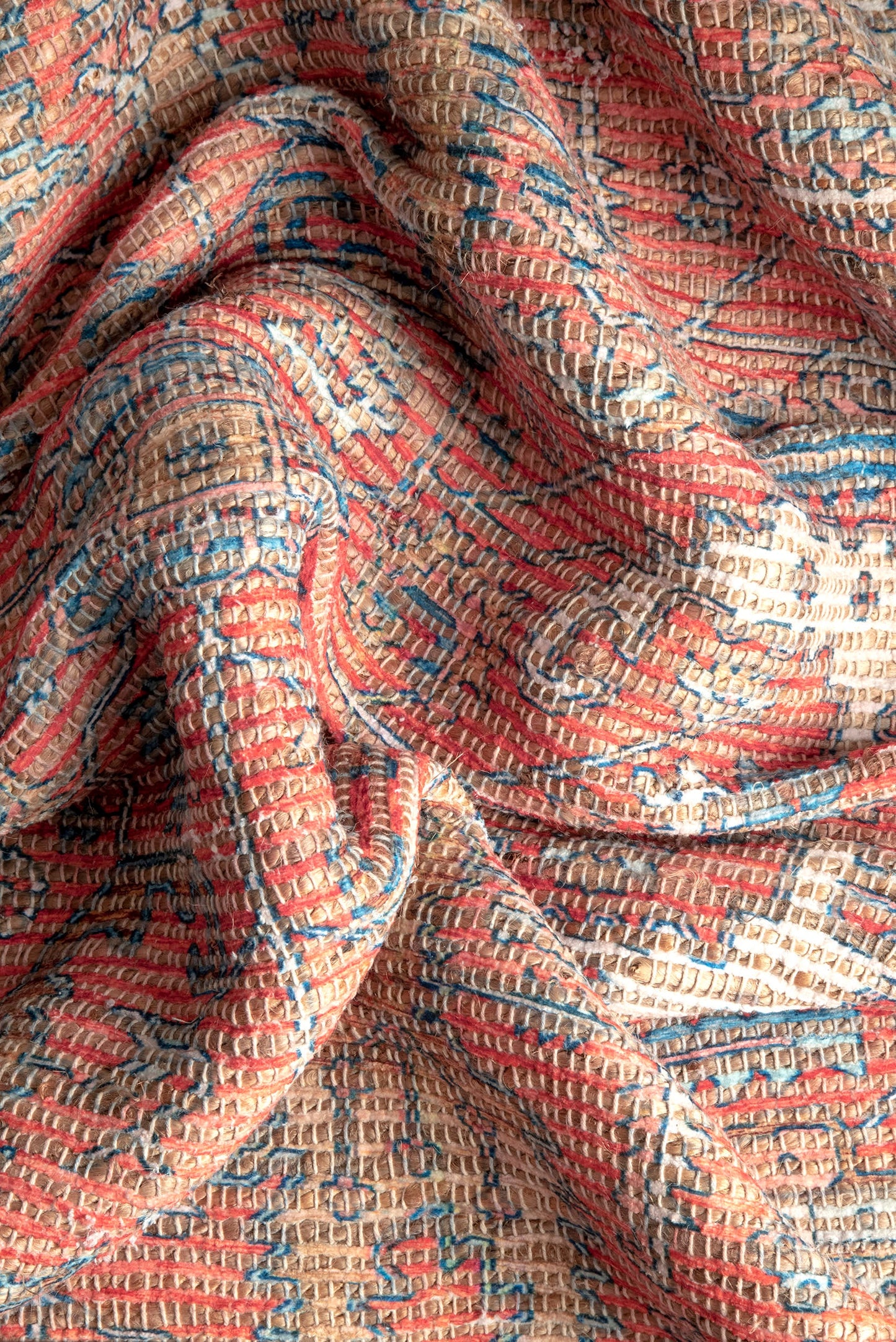 Shaded Garden Tassel Rug | Multicolor