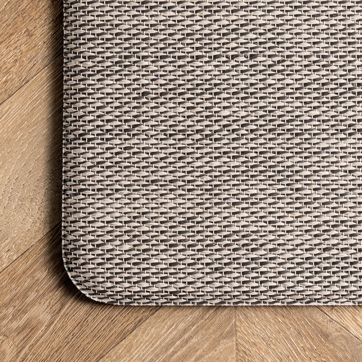 Braid Woven Anti-Fatigue Mat | Black And White