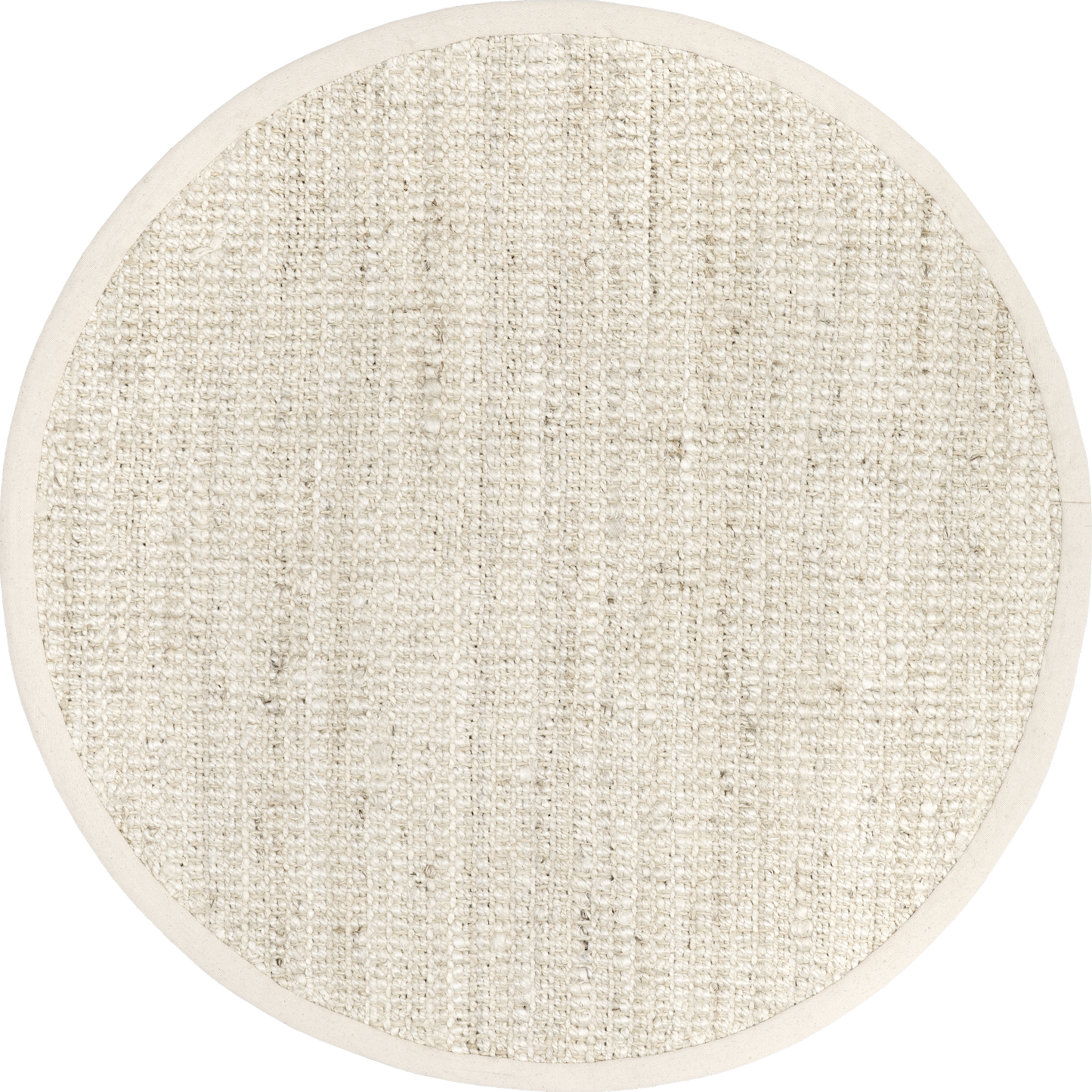Chunky Jute Tasseled Rug | Off White